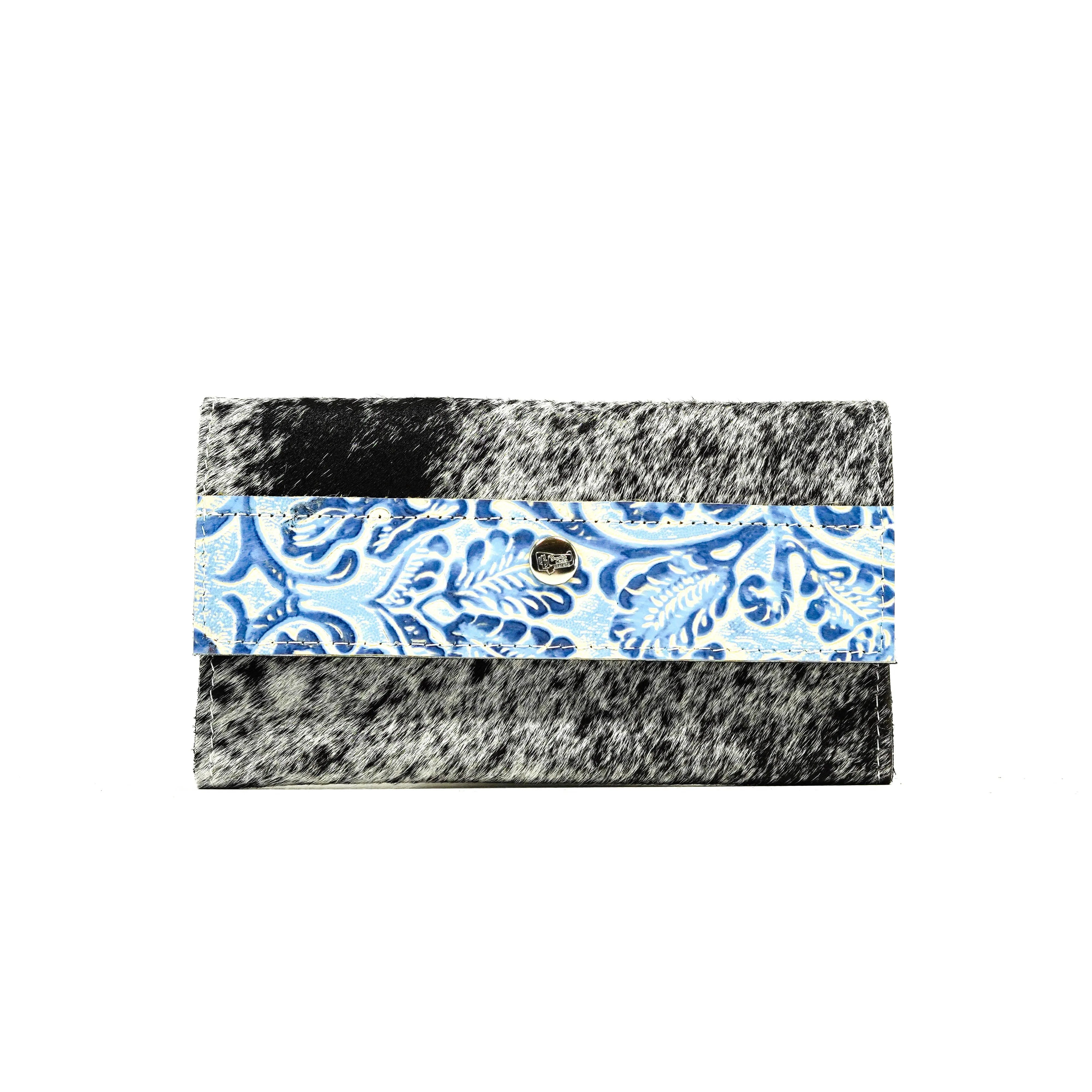 Kacey Wallet - Salt & Pepper w/ Galaxy Tool