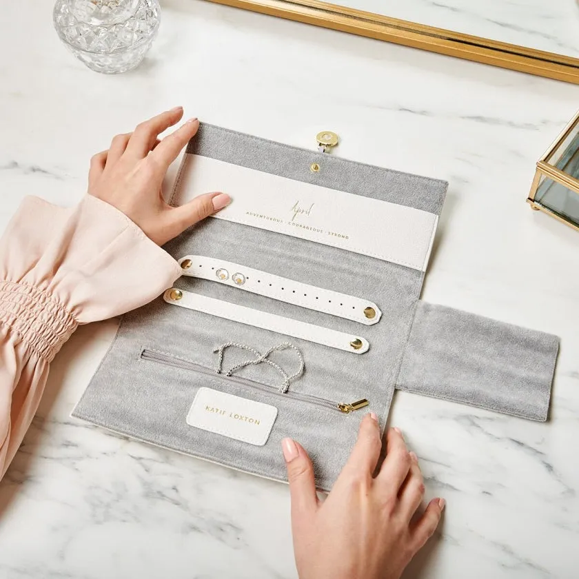 Katie Loxton Birthstone Jewelry Roll - April