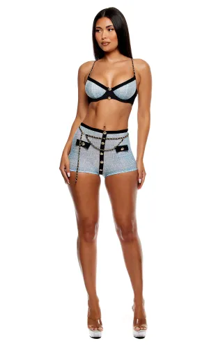 Keep It Classy Mesh Bra & Brief Set