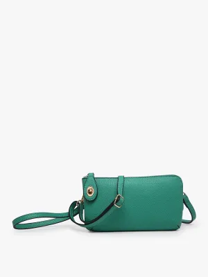 Kendall Crossbody Wristlet Kelly Green