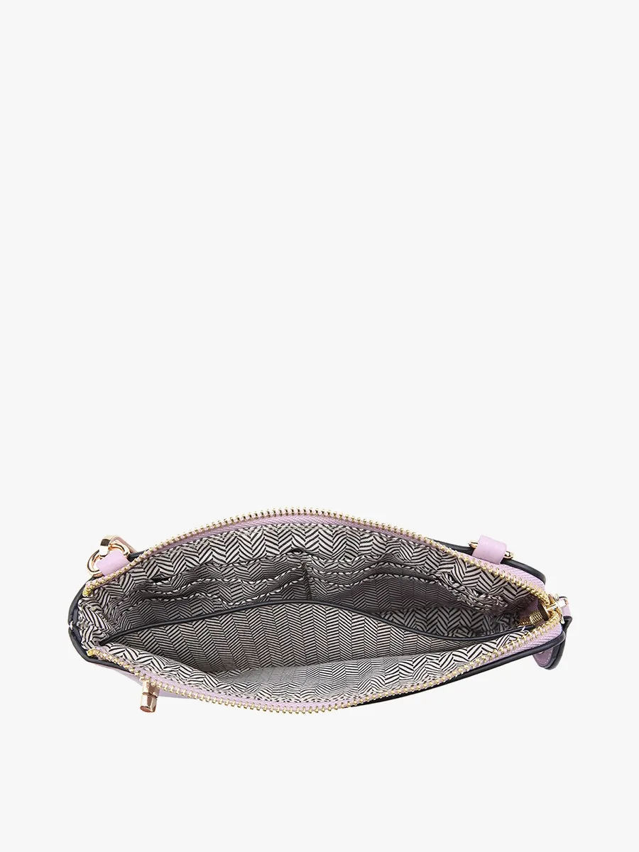 Kendall Crossbody Wristlet Pewter