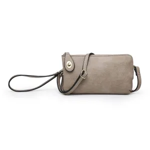 Kendall Crossbody/Wristlet- Light Stone