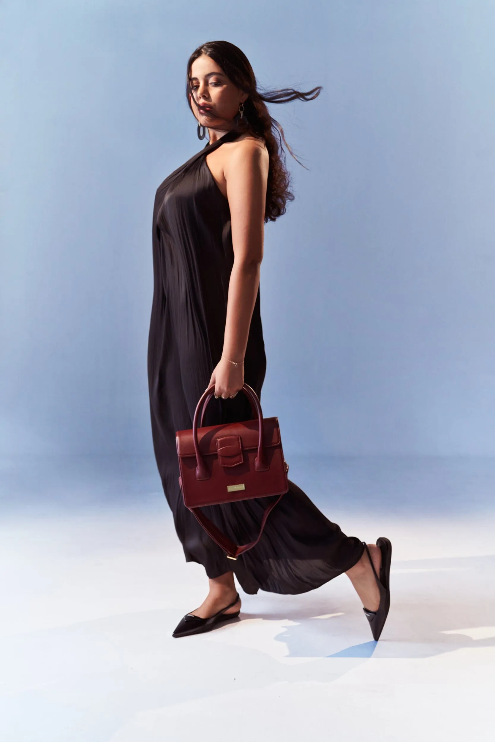 Kensington  Cactus Leather Vegan Bag | Red