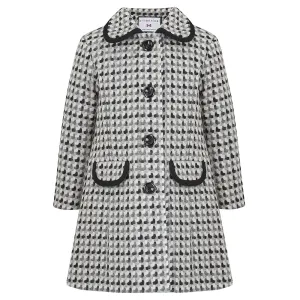 Kensington Girls Coat - Carnaby Monochrome