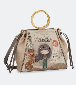 Kenya Bag with bamboo handles