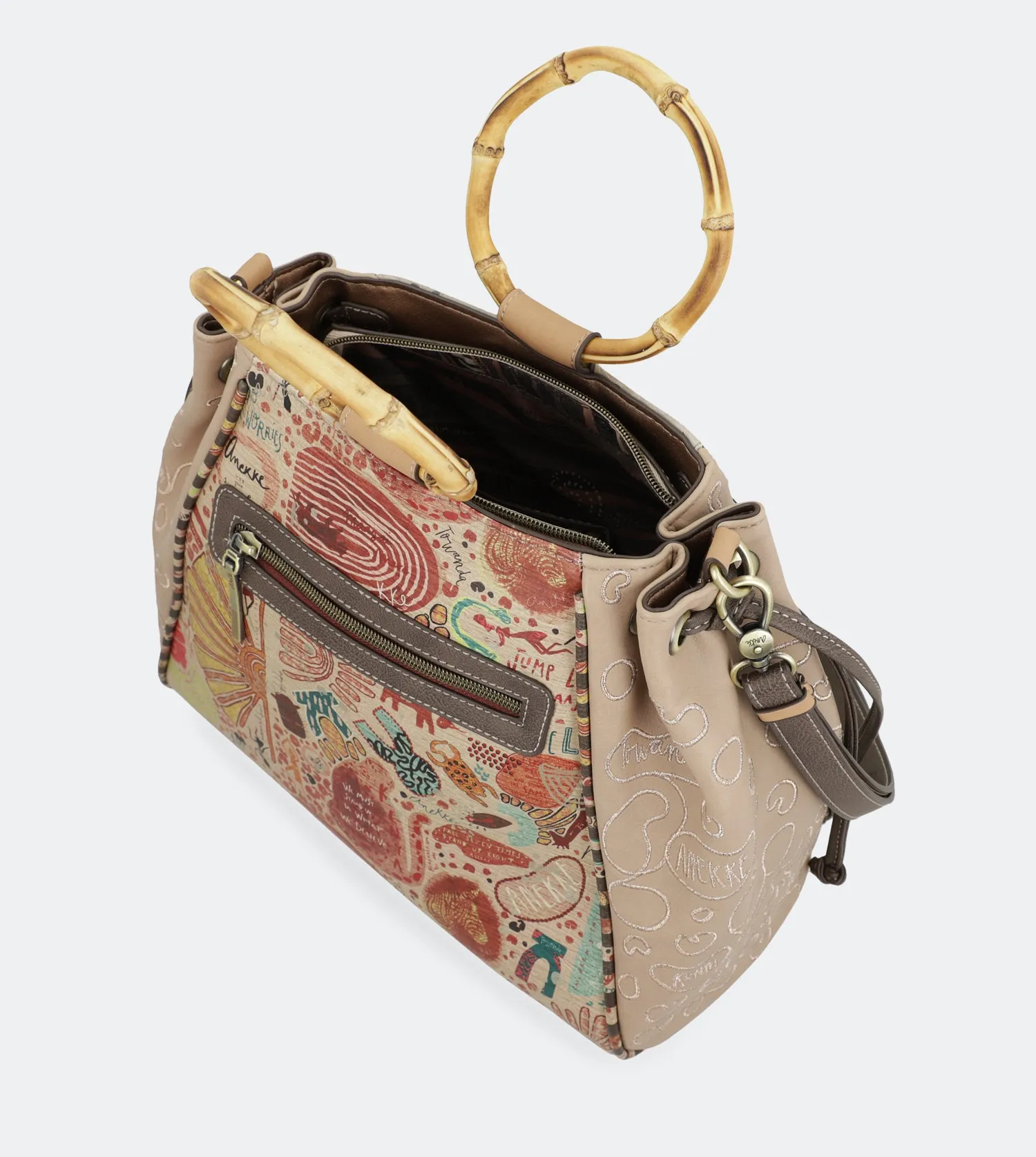Kenya Bag with bamboo handles