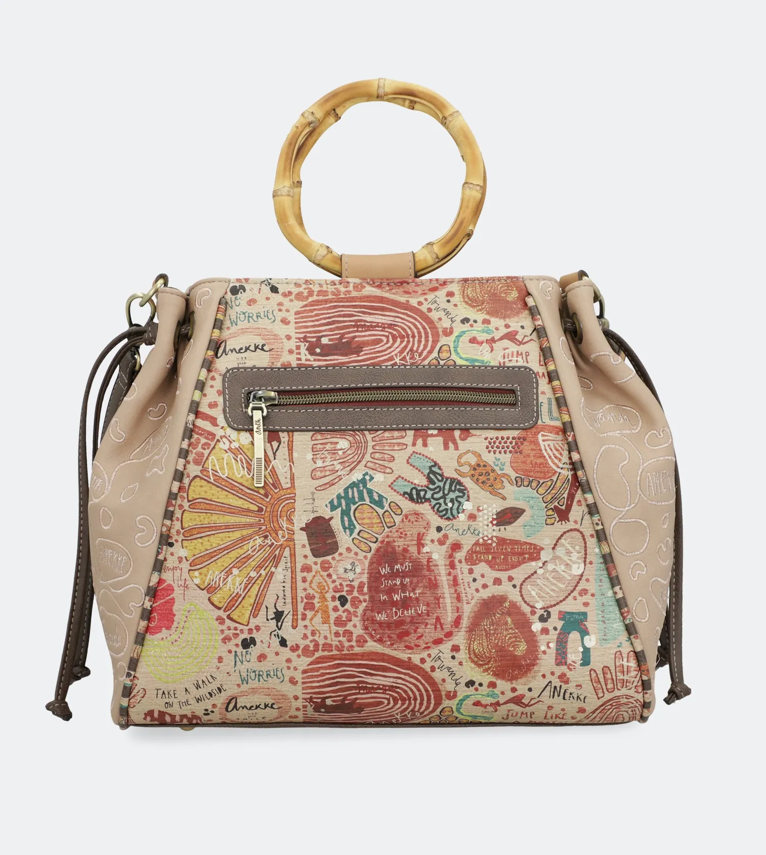 Kenya Bag with bamboo handles