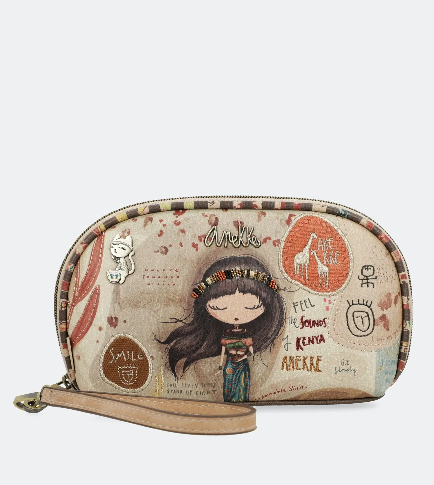 Kenya Collection Wallet with a zip
