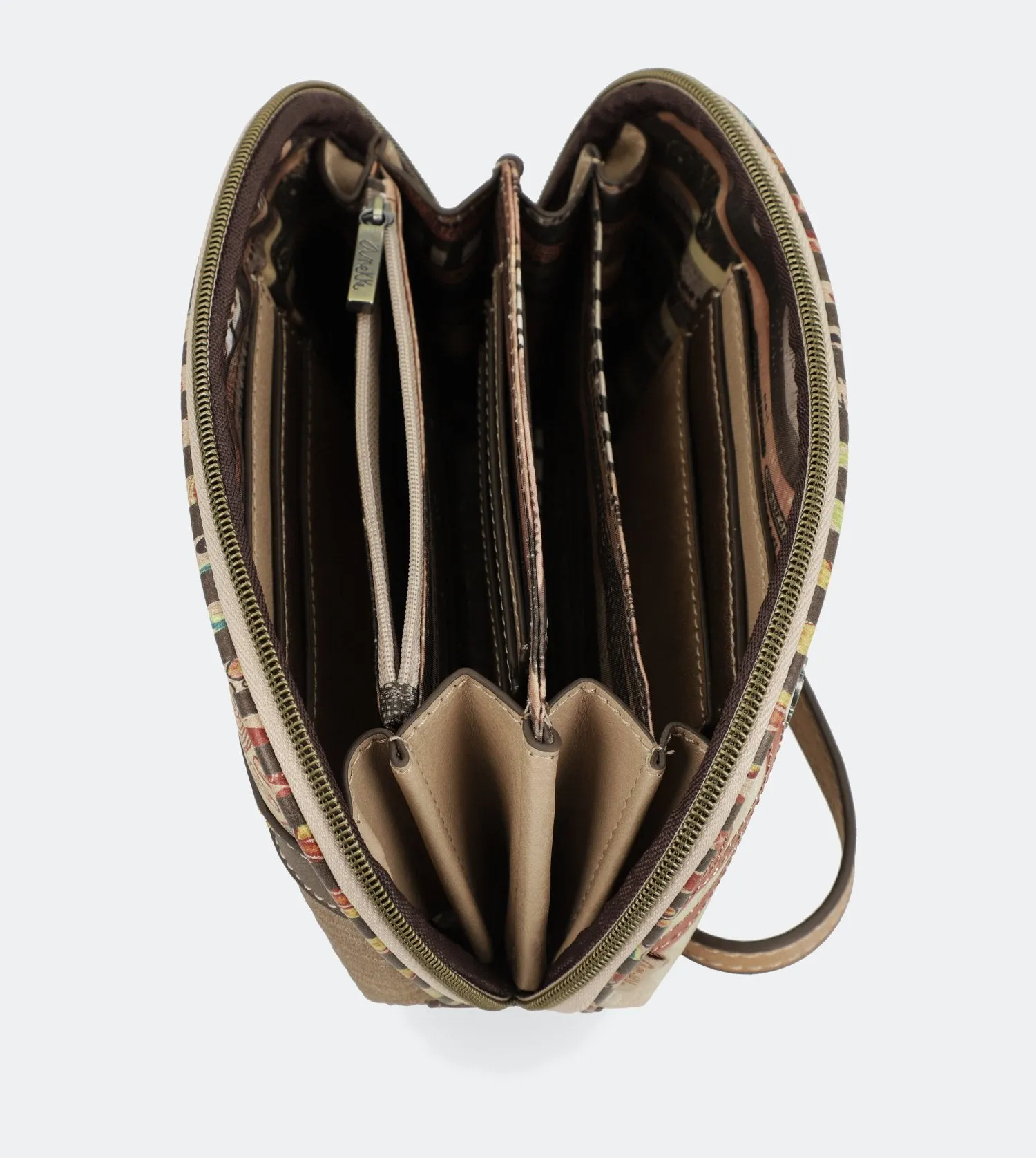 Kenya Collection Wallet with a zip