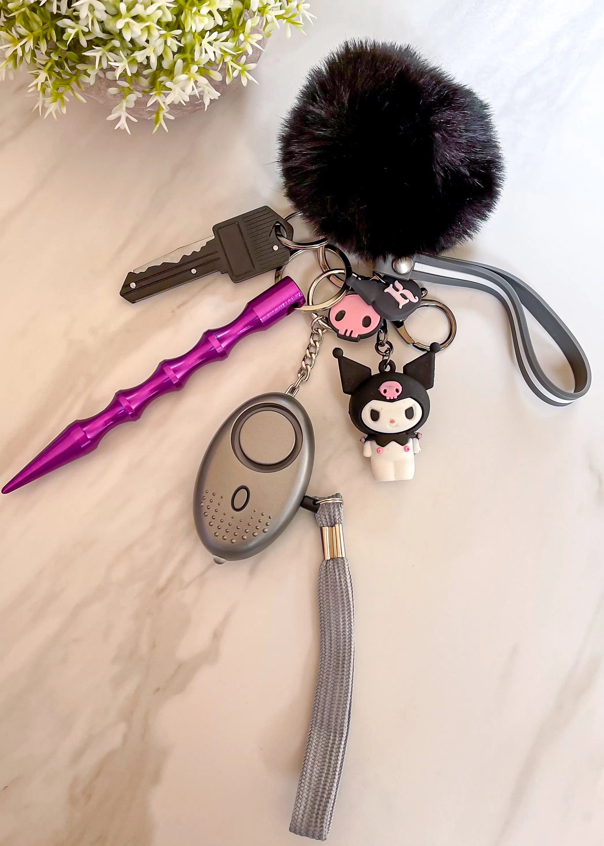 Kuromi Self Defense Keychain