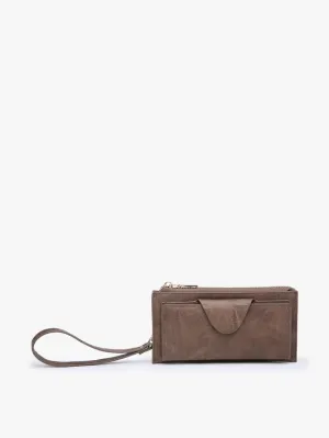 Kyla RFID Wallet in Taupe