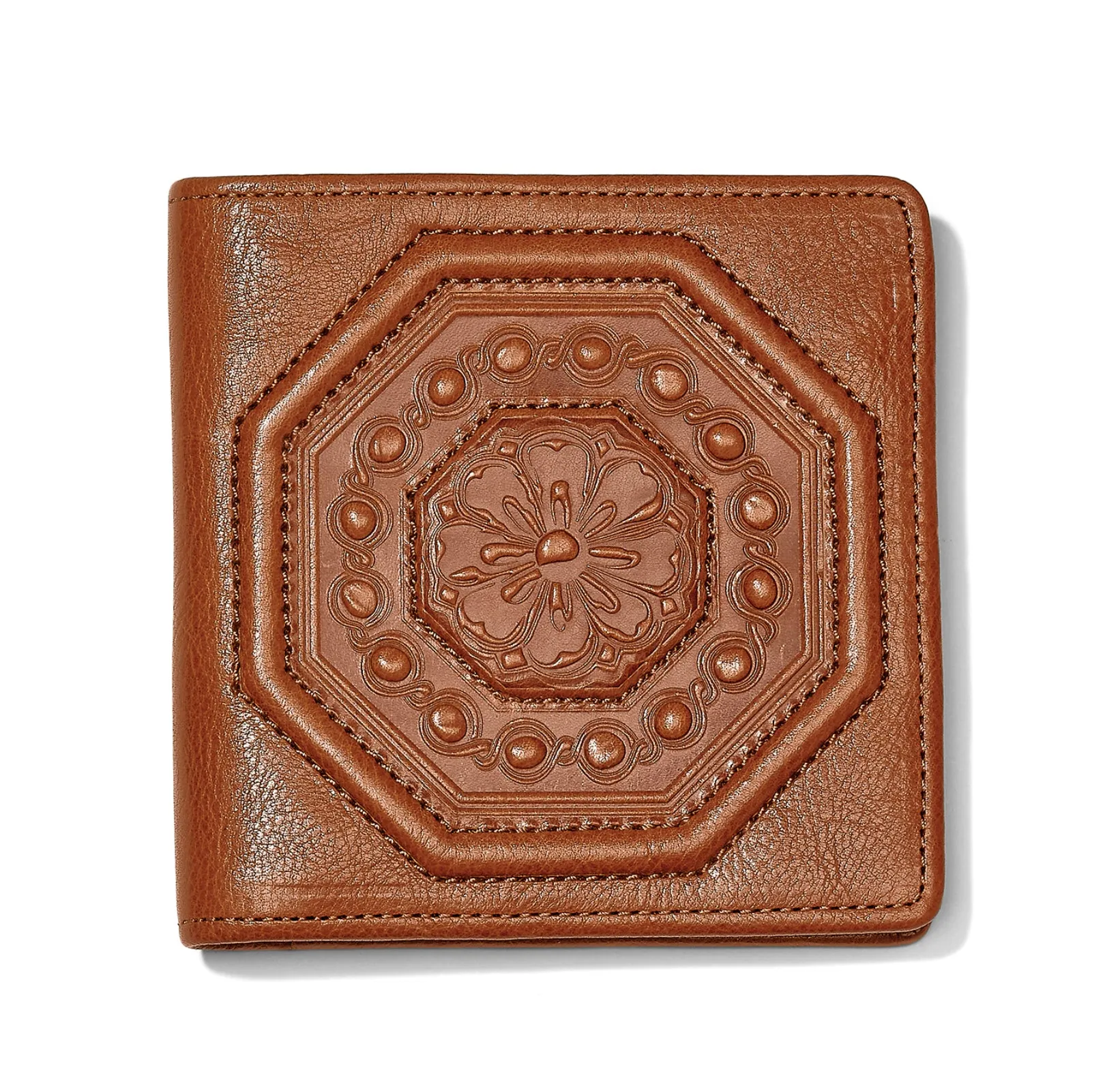 La Volta Medium Folio Wallet - Cognac