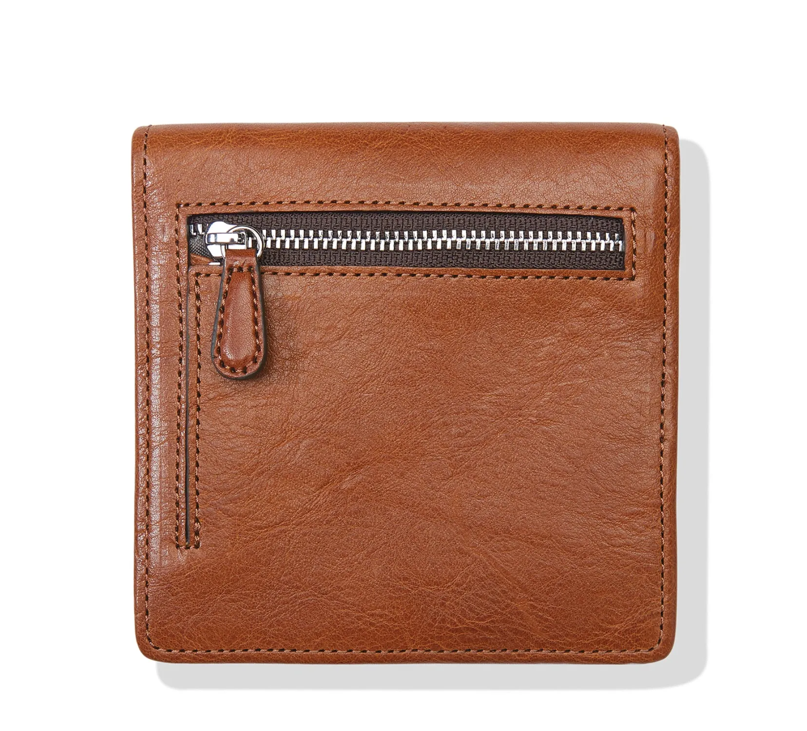 La Volta Medium Folio Wallet - Cognac