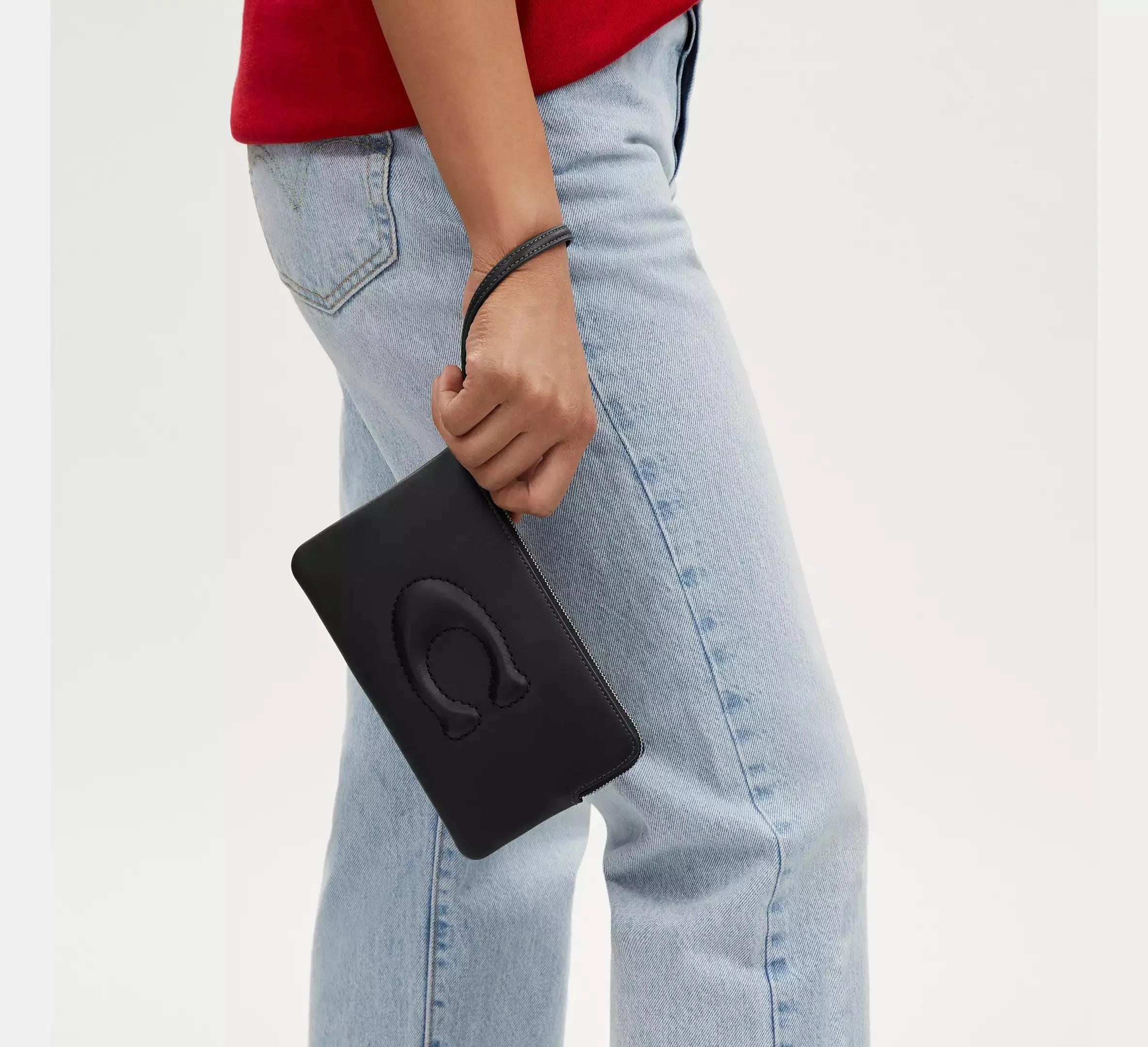 Large Corner Zip Wristlet