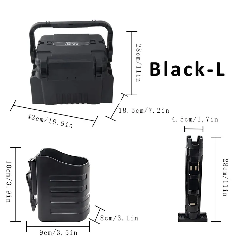 Large Fishing tackle Box Organizer Lure Live Fish Bucket Thickening Storage