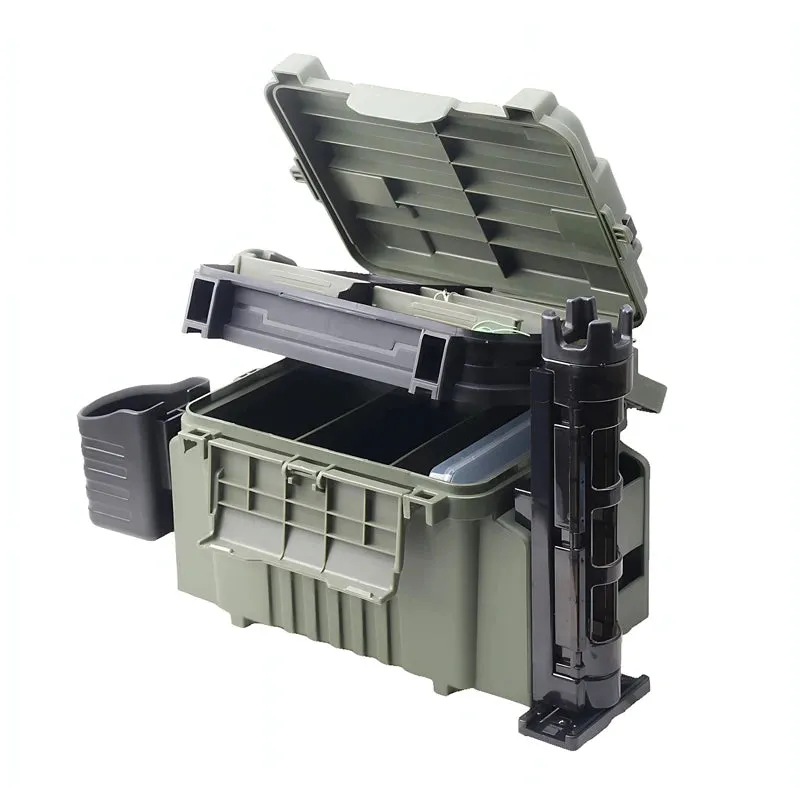 Large Fishing tackle Box Organizer Lure Live Fish Bucket Thickening Storage