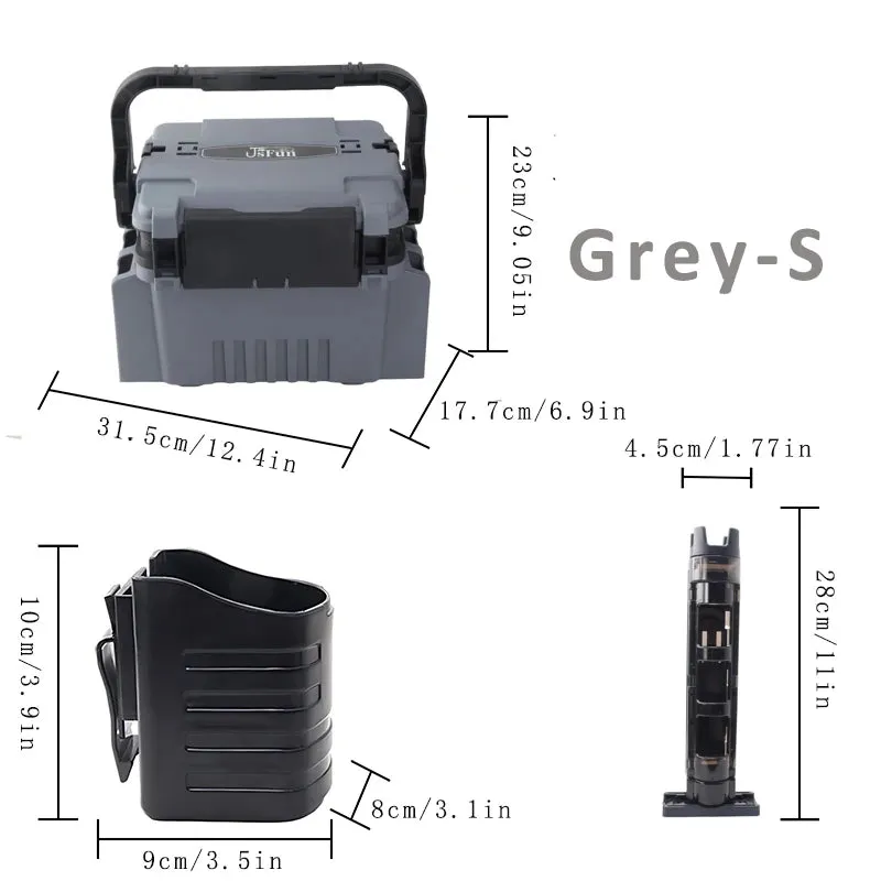 Large Fishing tackle Box Organizer Lure Live Fish Bucket Thickening Storage