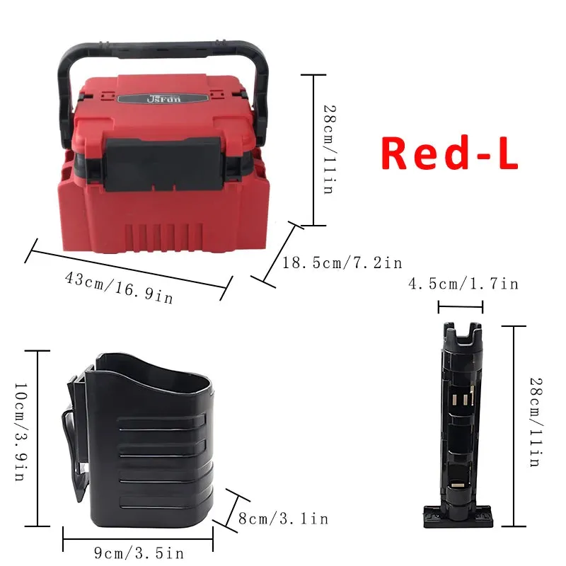 Large Fishing tackle Box Organizer Lure Live Fish Bucket Thickening Storage