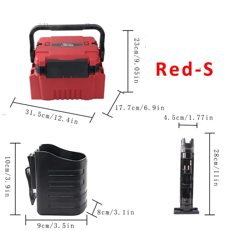 Large Fishing tackle Box Organizer Lure Live Fish Bucket Thickening Storage