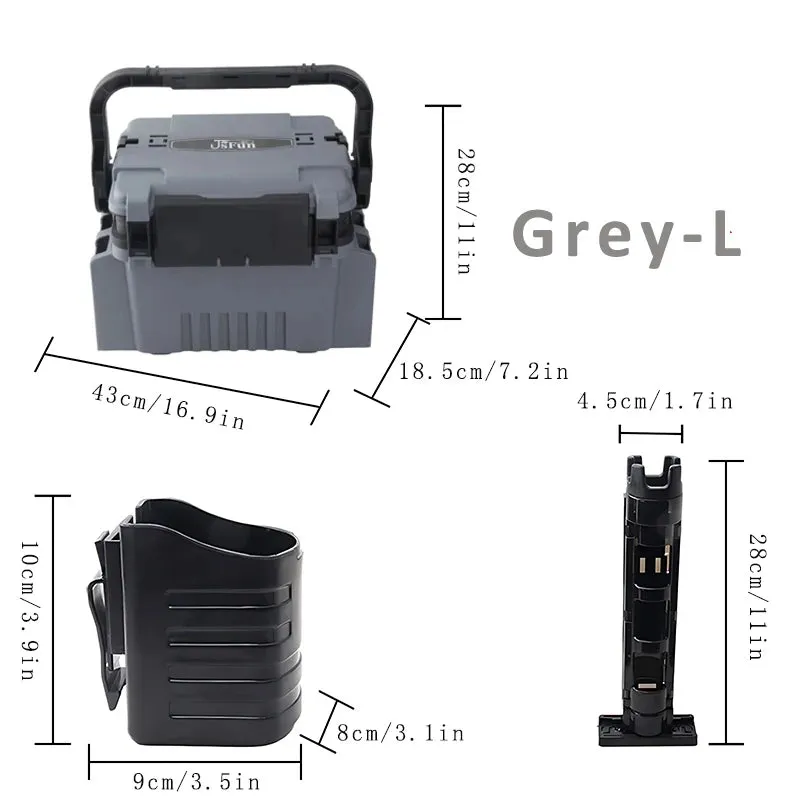 Large Fishing tackle Box Organizer Lure Live Fish Bucket Thickening Storage