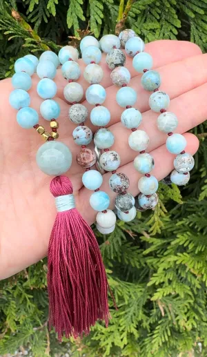 Larimar Custom Mala