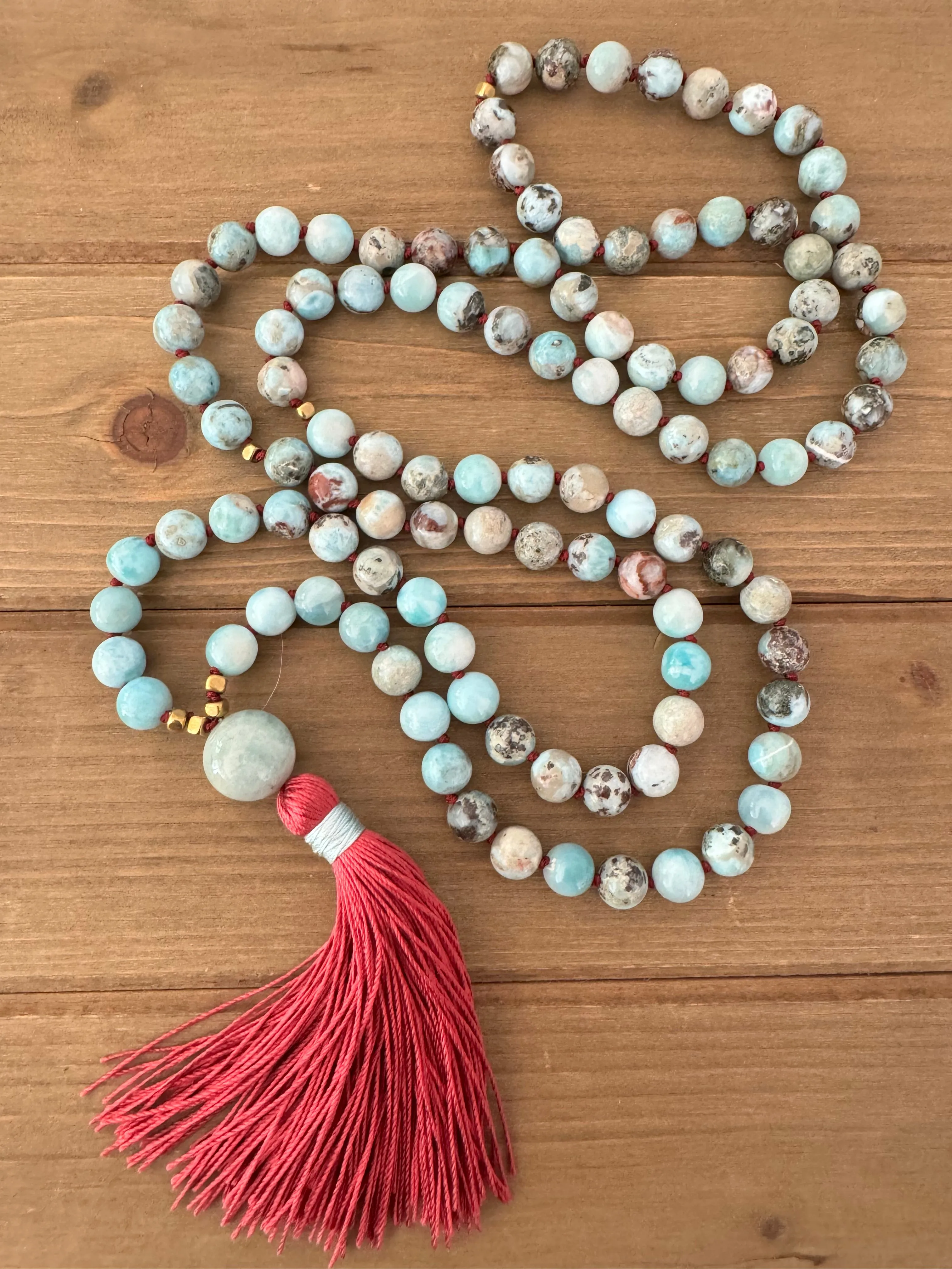 Larimar Custom Mala