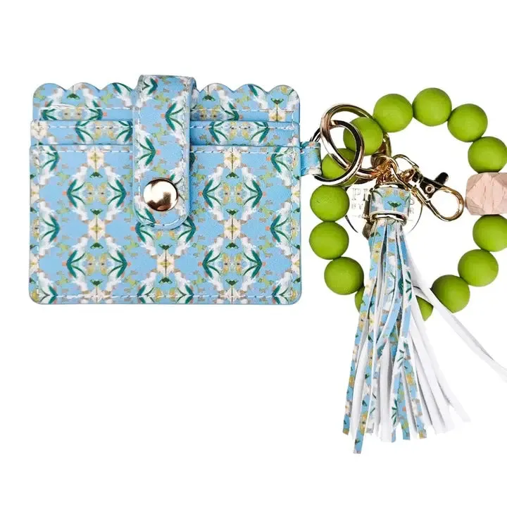 Laura Park English Garden Keychain Wristlet