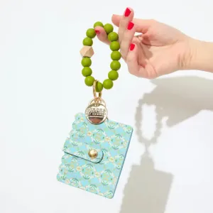 Laura Park English Garden Keychain Wristlet