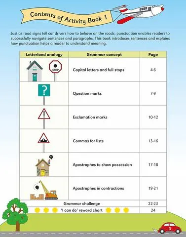 Letterland Grammar Activity Book 1