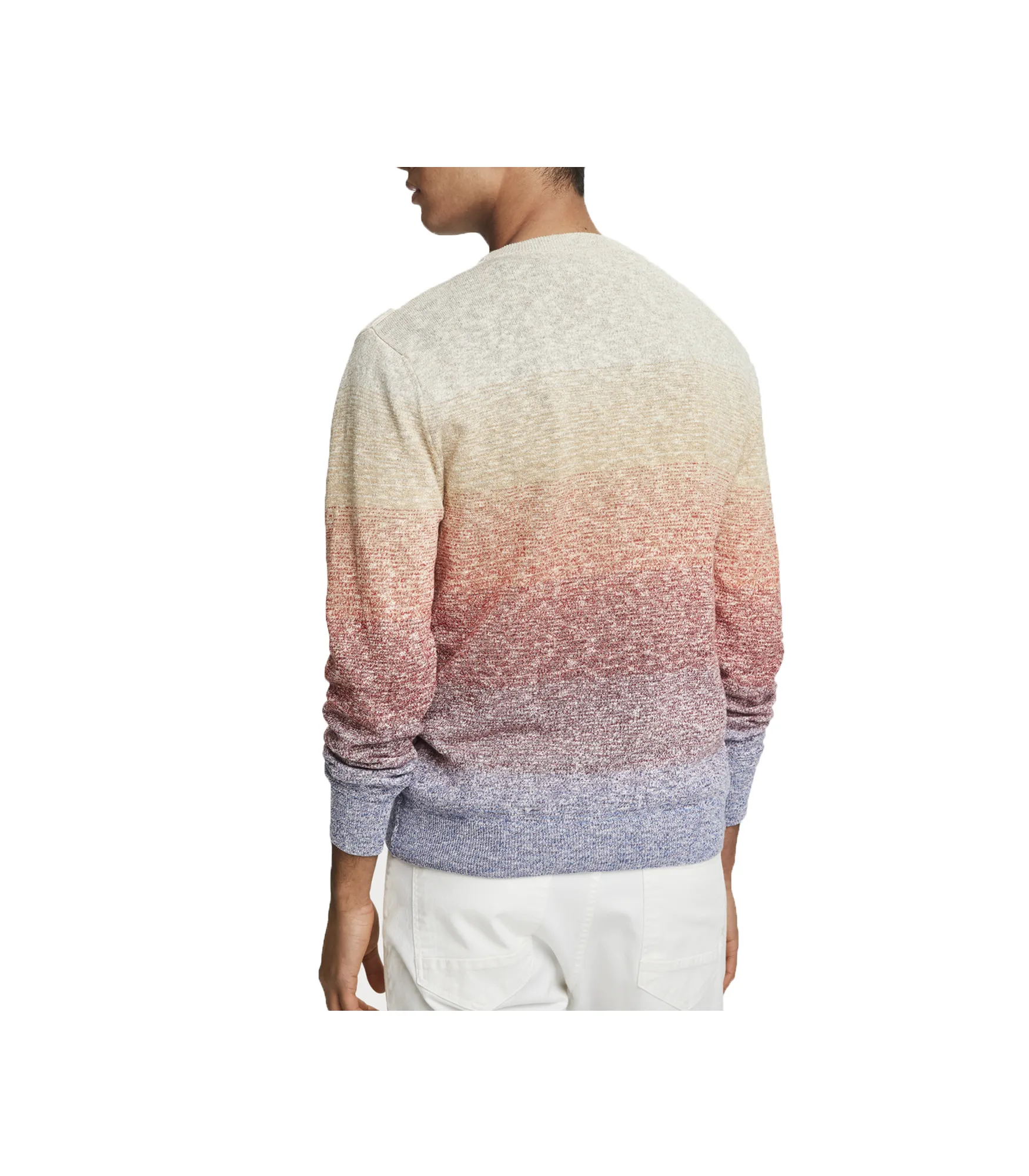 Lightweight Crewneck Pull In Slub Yarn Quality - Multicolor