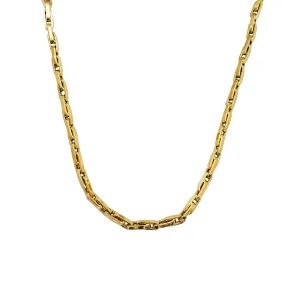 [Lightweight] Elongated Box Chain (14K)