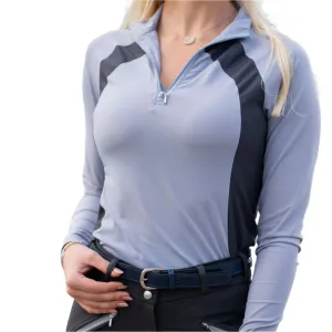 Lightweight "Magic" Sun Shirt - Steel Blue and Grey