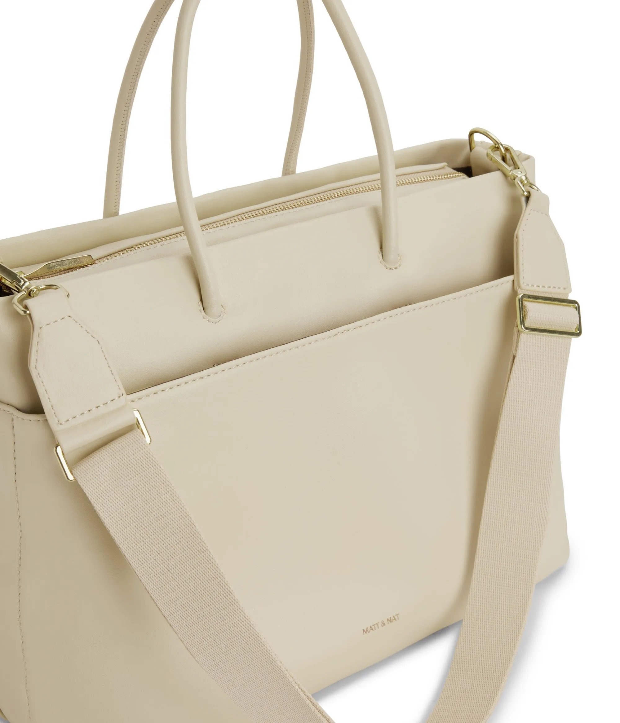 LILET Vegan Diaper Bag - Loom / TAPIOCA