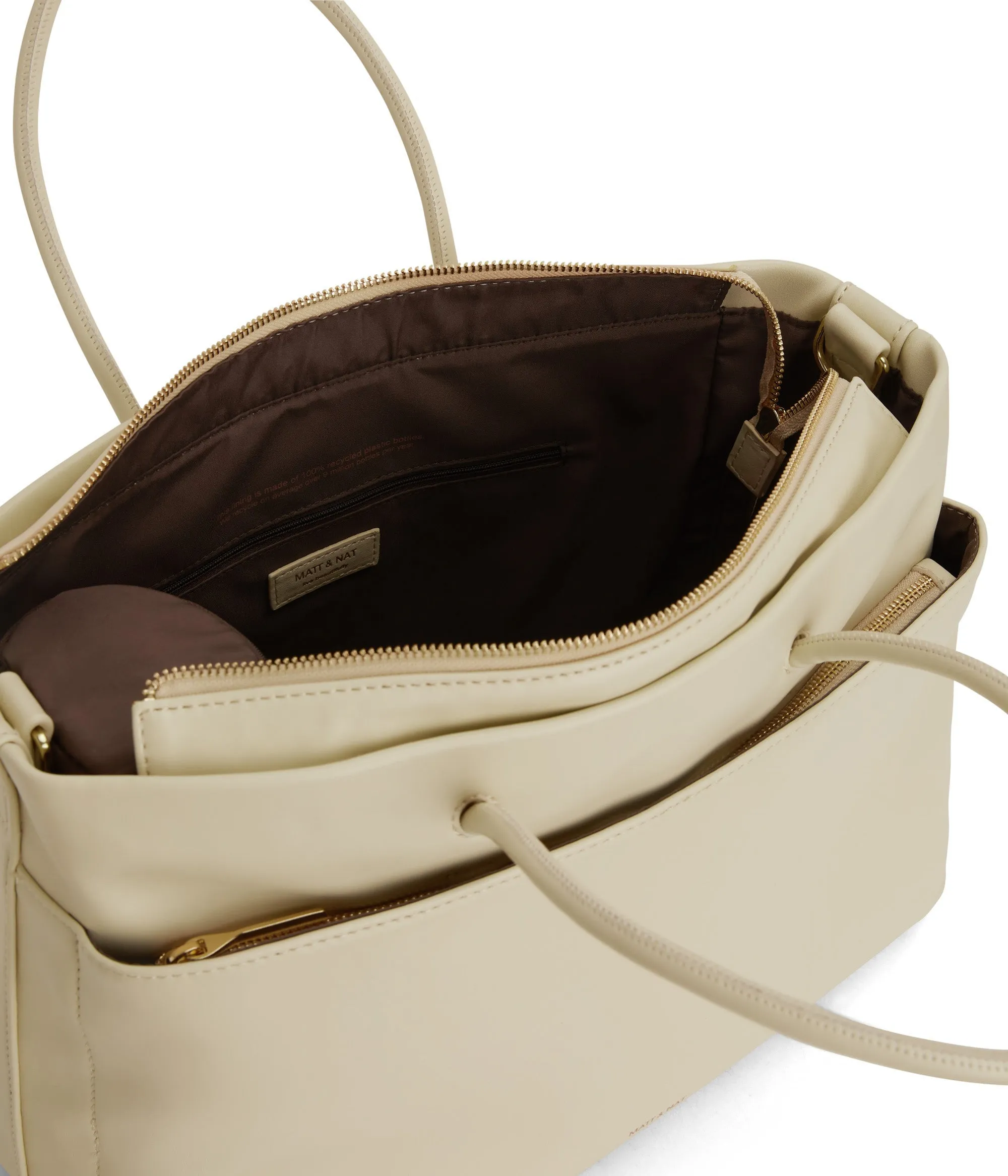 LILET Vegan Diaper Bag - Loom / TAPIOCA