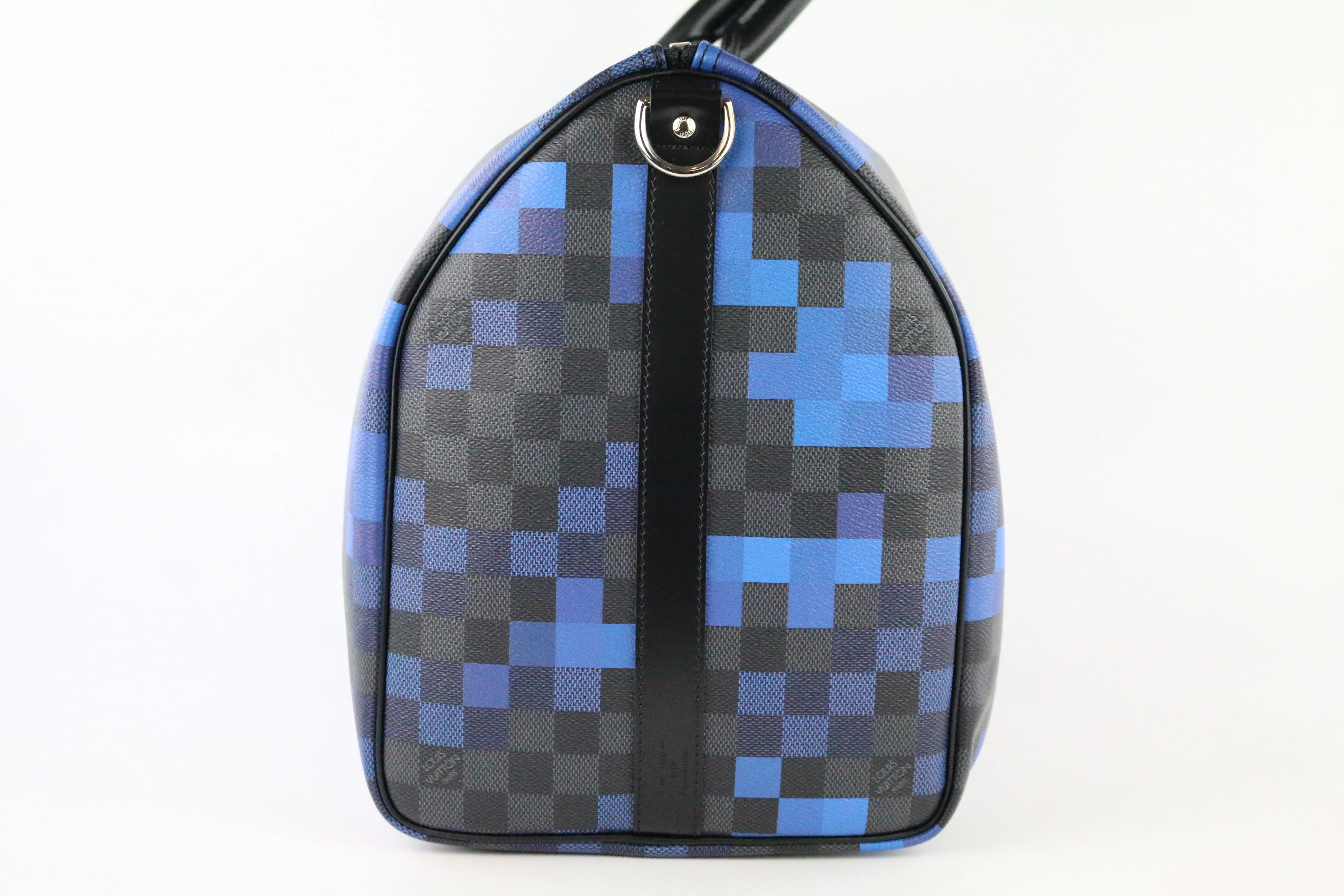 Limited Edition Damier Graphite Pixel Bandouliere Keepall 50