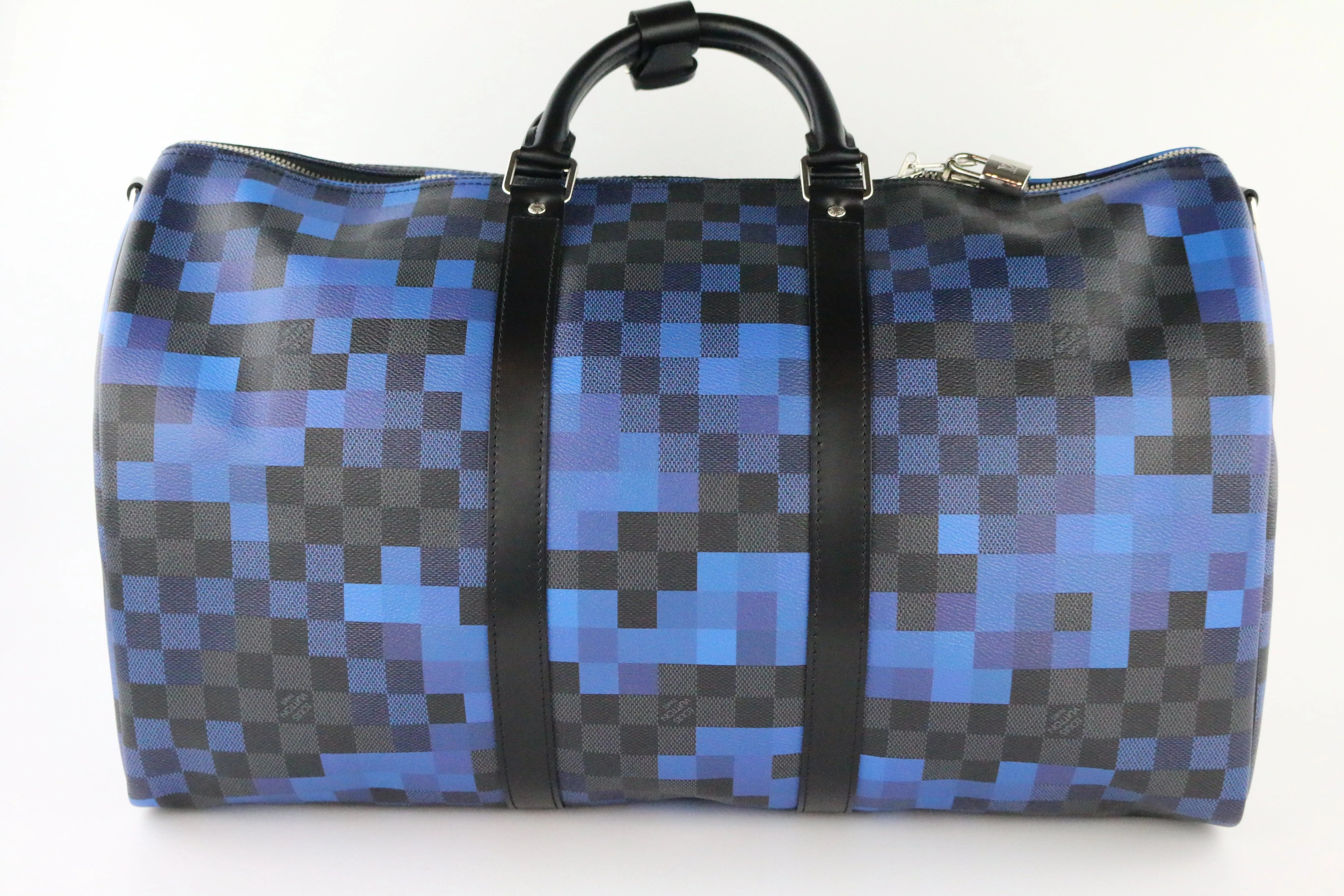 Limited Edition Damier Graphite Pixel Bandouliere Keepall 50