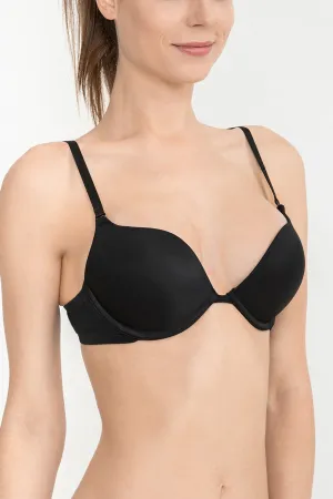 Lol Up Push Up Underwire Black Bra