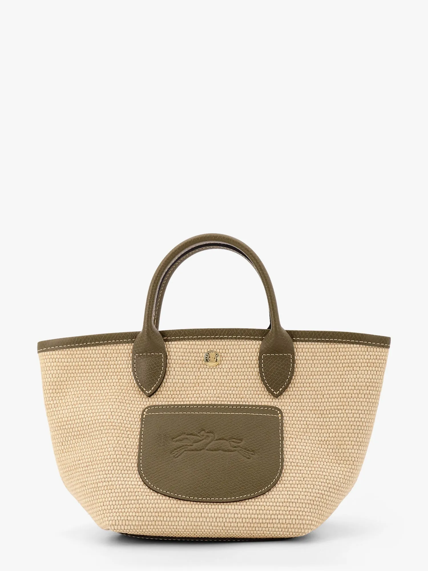 Longchamp Paris Le Panet Pliage Rafia Shoulder Bag