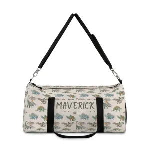 Lost World Duffel Bag (INCLUDE CUSTOM NAME & FONT OPTION IN NOTES AT CHECKOUT)