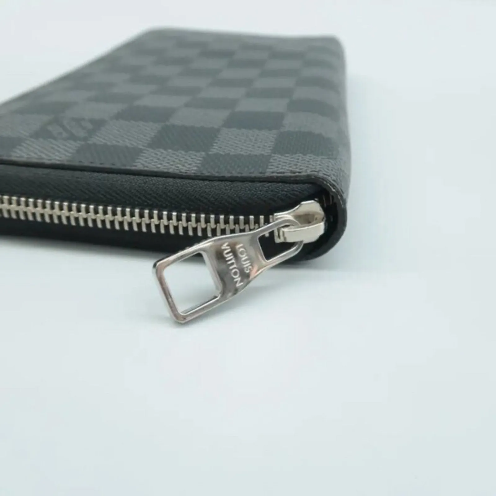 Louis Vuitton Black Damier Graphite Canvas Clutch Bag