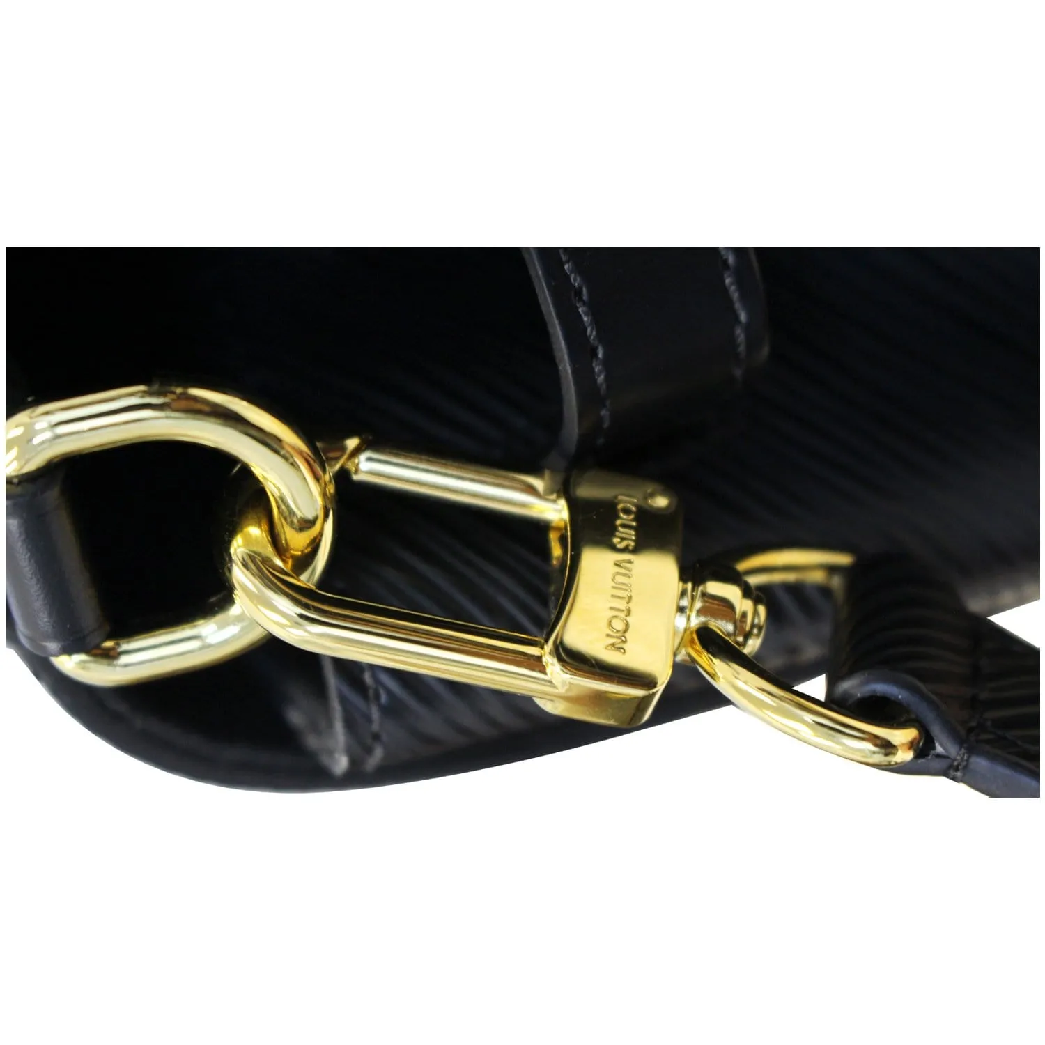 LOUIS VUITTON Boccador Epi Leather Black Shoulder Crossbody Bag