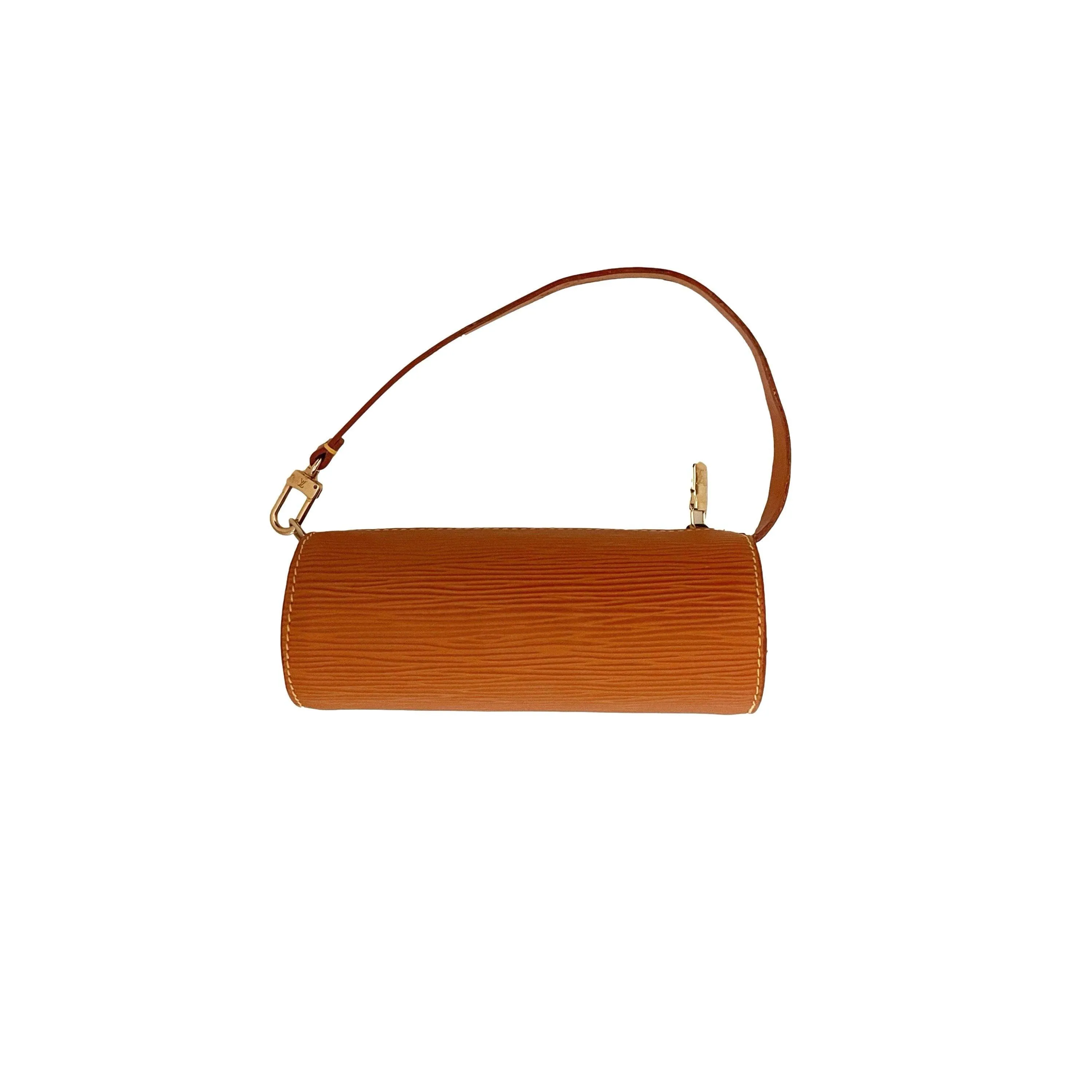 Louis Vuitton Camel Epi Micro Cylinder Bag