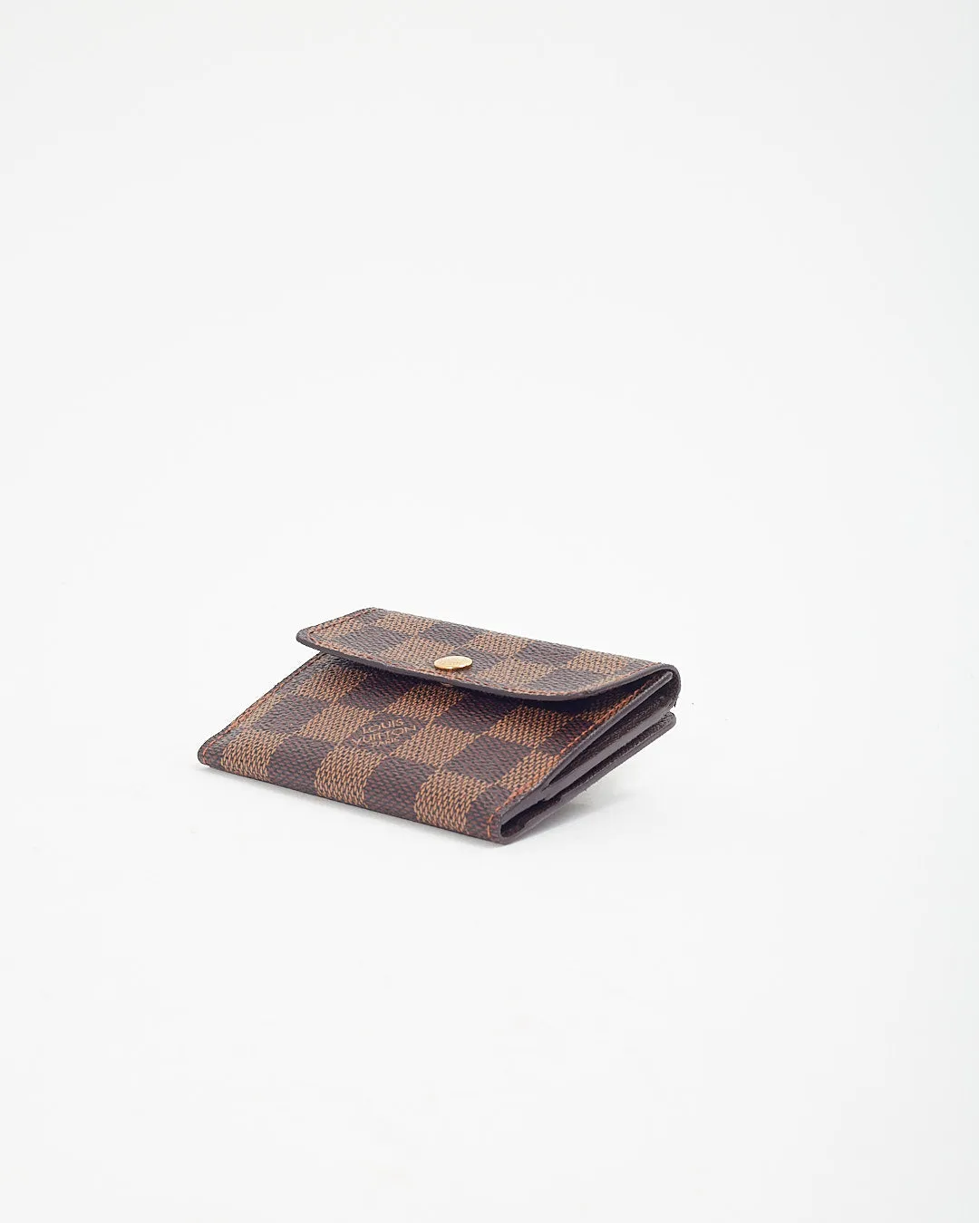 Louis Vuitton Damier Ebene Coated Canvas Coin Card Case