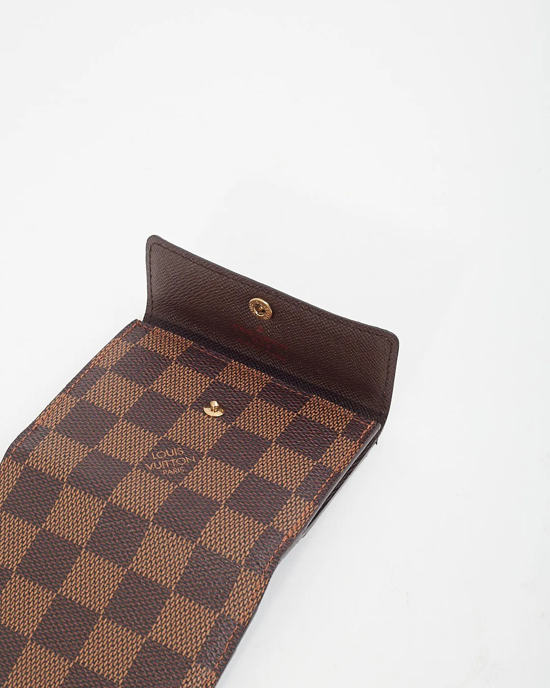 Louis Vuitton Damier Ebene Coated Canvas Coin Card Case