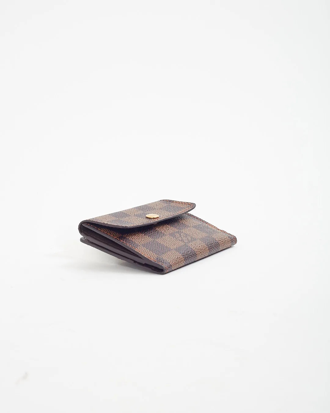 Louis Vuitton Damier Ebene Coated Canvas Coin Card Case
