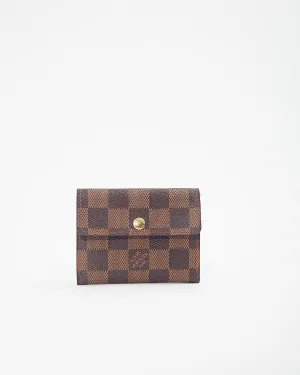Louis Vuitton Damier Ebene Coated Canvas Coin Card Case