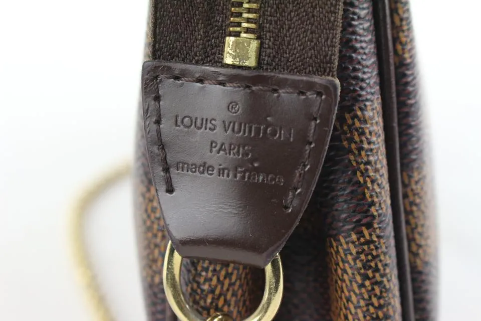 Louis Vuitton Damier Ebene Pochette Eva Bag 620lvs616