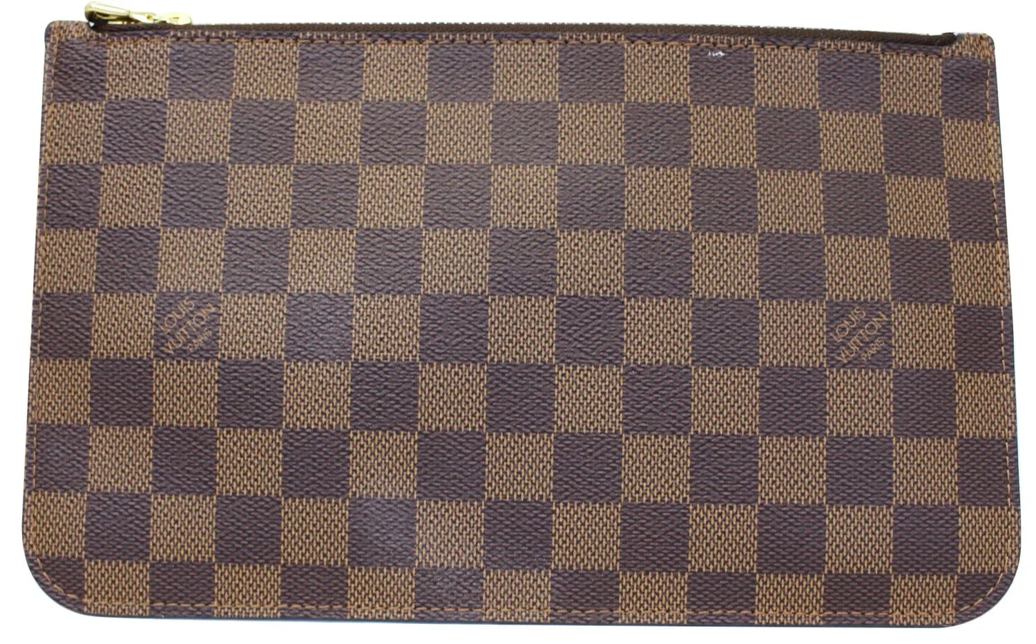 LOUIS VUITTON Damier Ebene Pochette Wristlet Pouch Neverfull MM