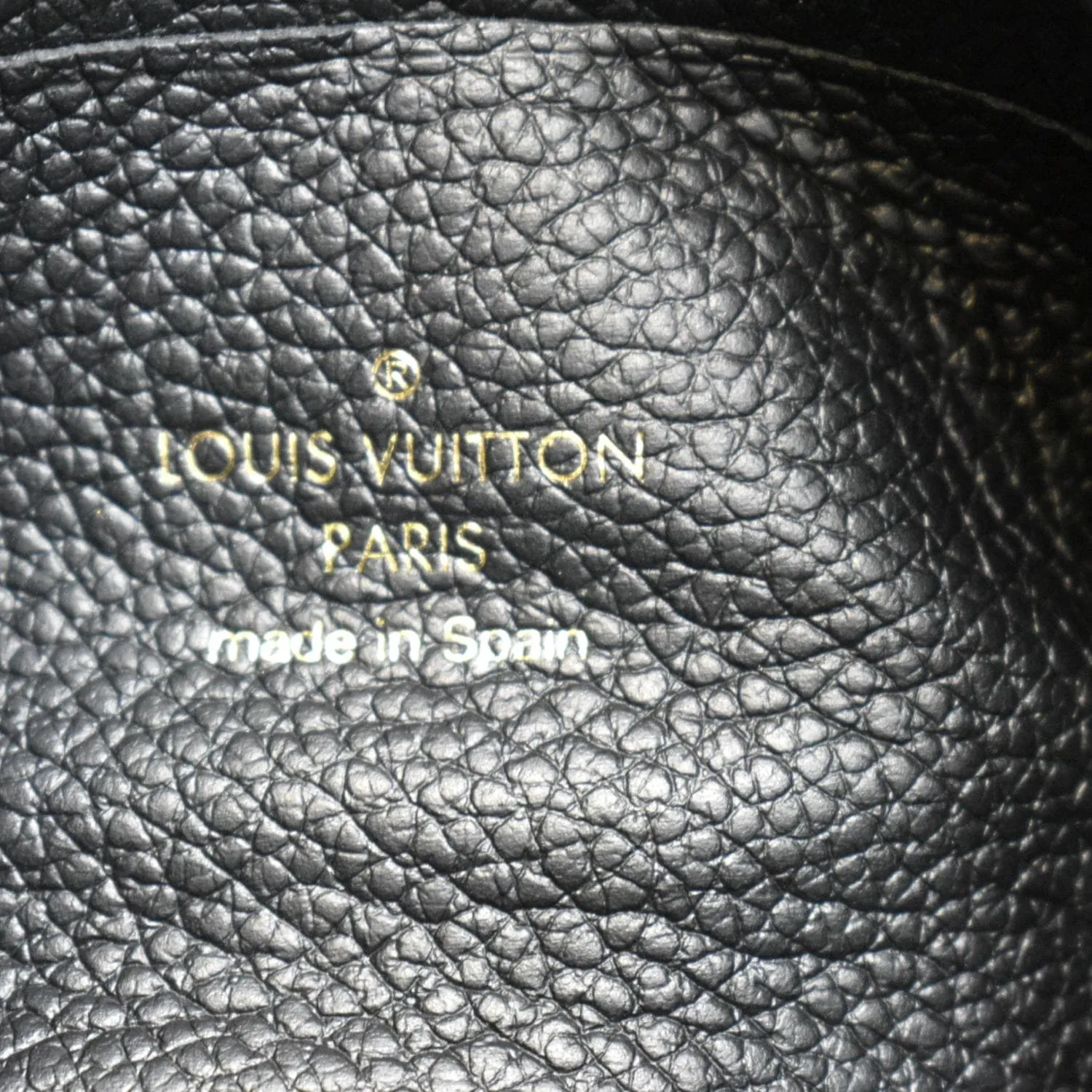 LOUIS VUITTON Double Zip Pochette Monogram Empreinte Crossbody Bag Bicolor