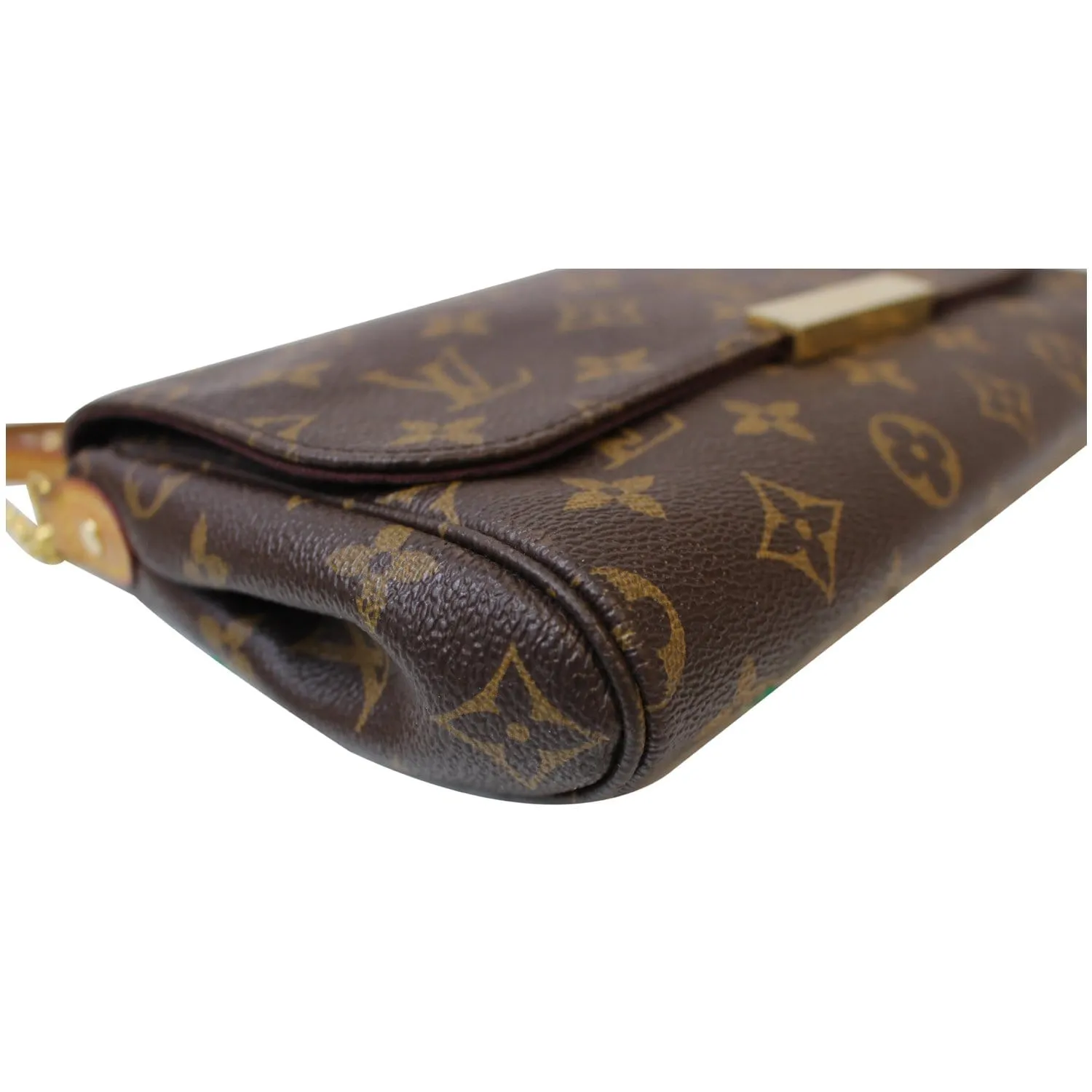 LOUIS VUITTON Favorite MM Monogram Canvas Crossbody Bag Brown